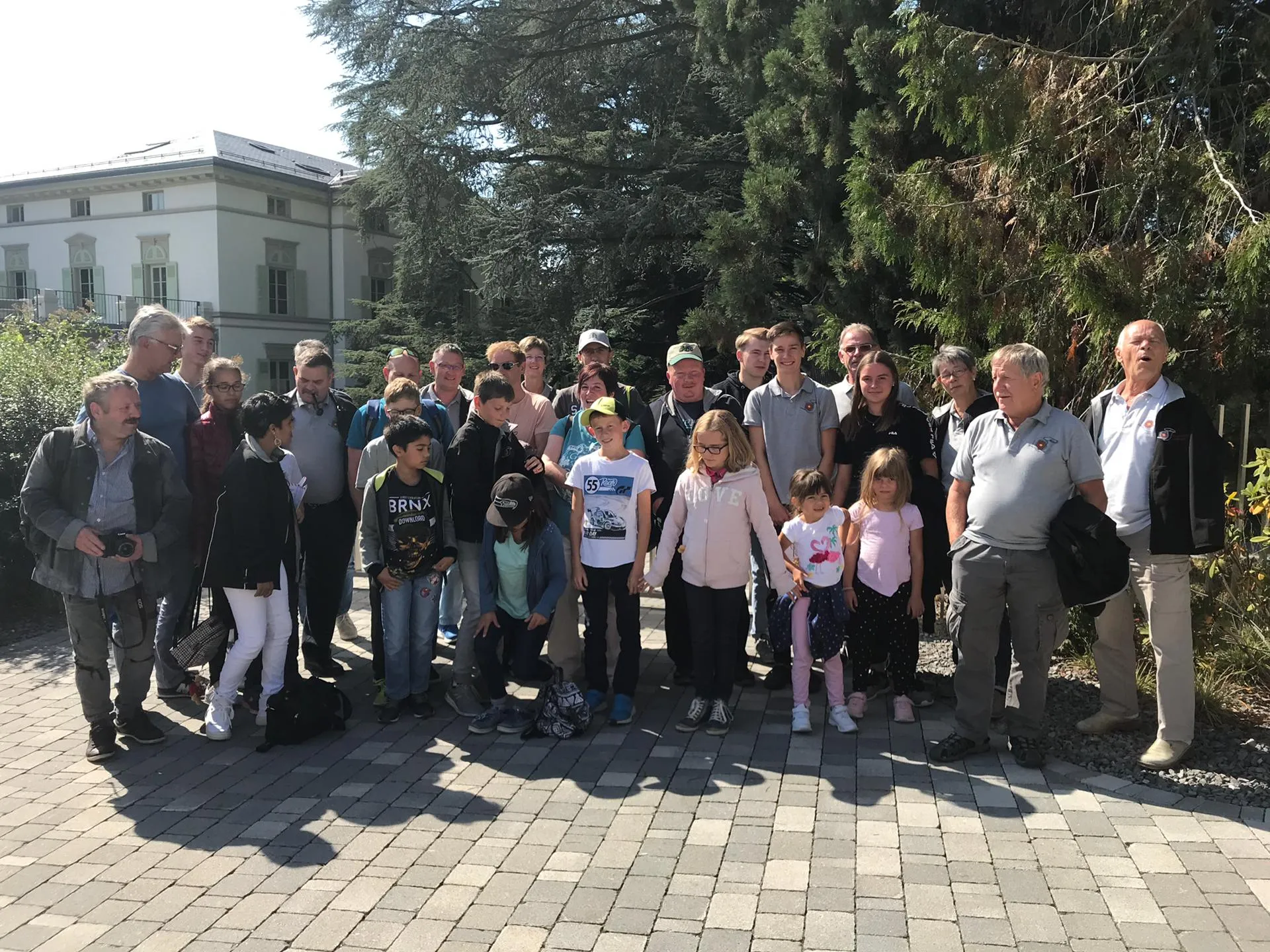 Musiciens de la fanfare de Loveresse en répétition de groupe
